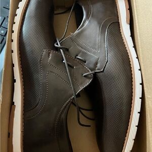 Men's Brown Leather Dress Shoes